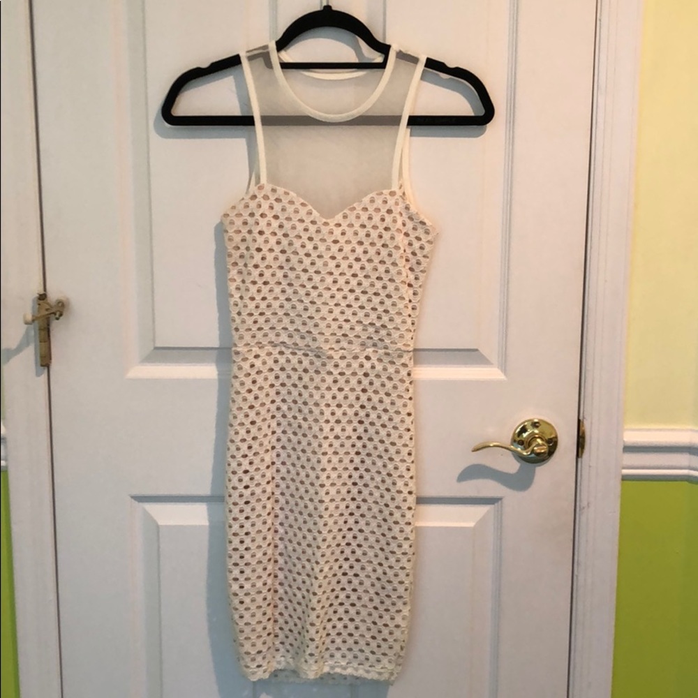 Privately privileged white dress